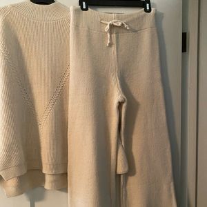 Wool blend lounge set